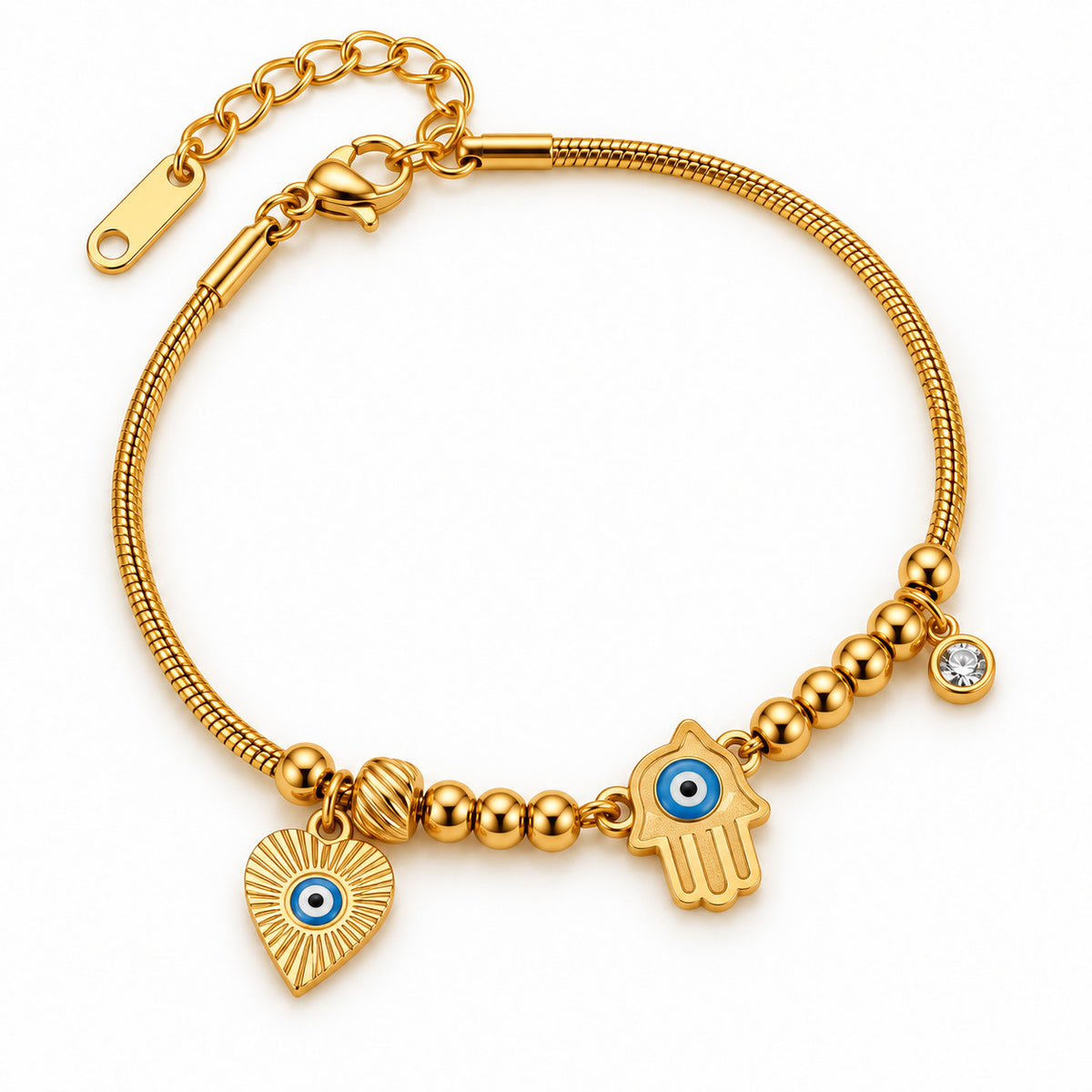 Mix de Pulseiras Aura Azul
