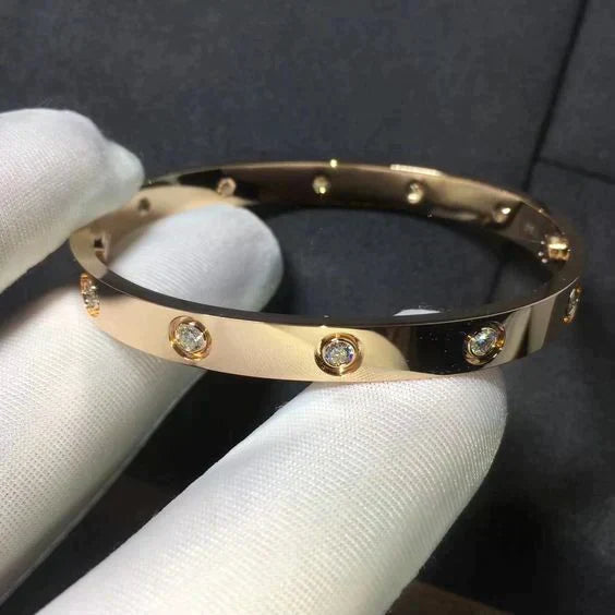 FINET LUXE BRACELET WITH ZIRCONIA | ROSE GOLD