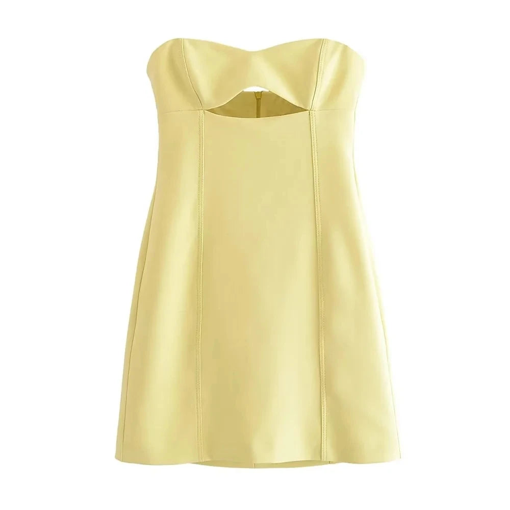 Vestido Traf Glow