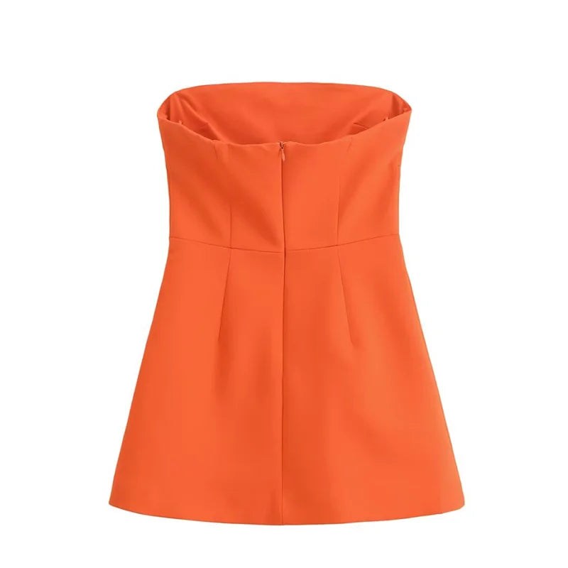 Vestido Traf Elegant Glow