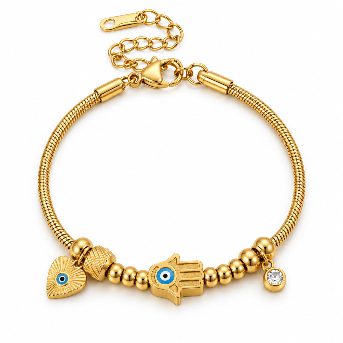 Mix de Pulseiras Aura Azul