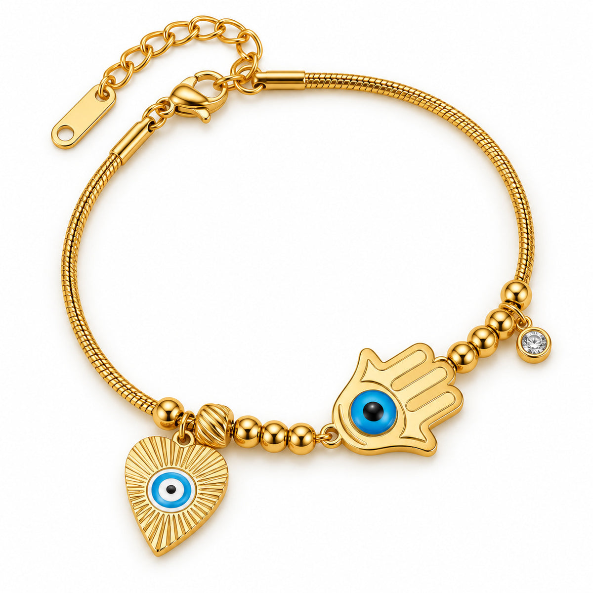 Mix de Pulseiras Aura Azul